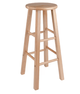 Barstool - Natural Wood Small Image