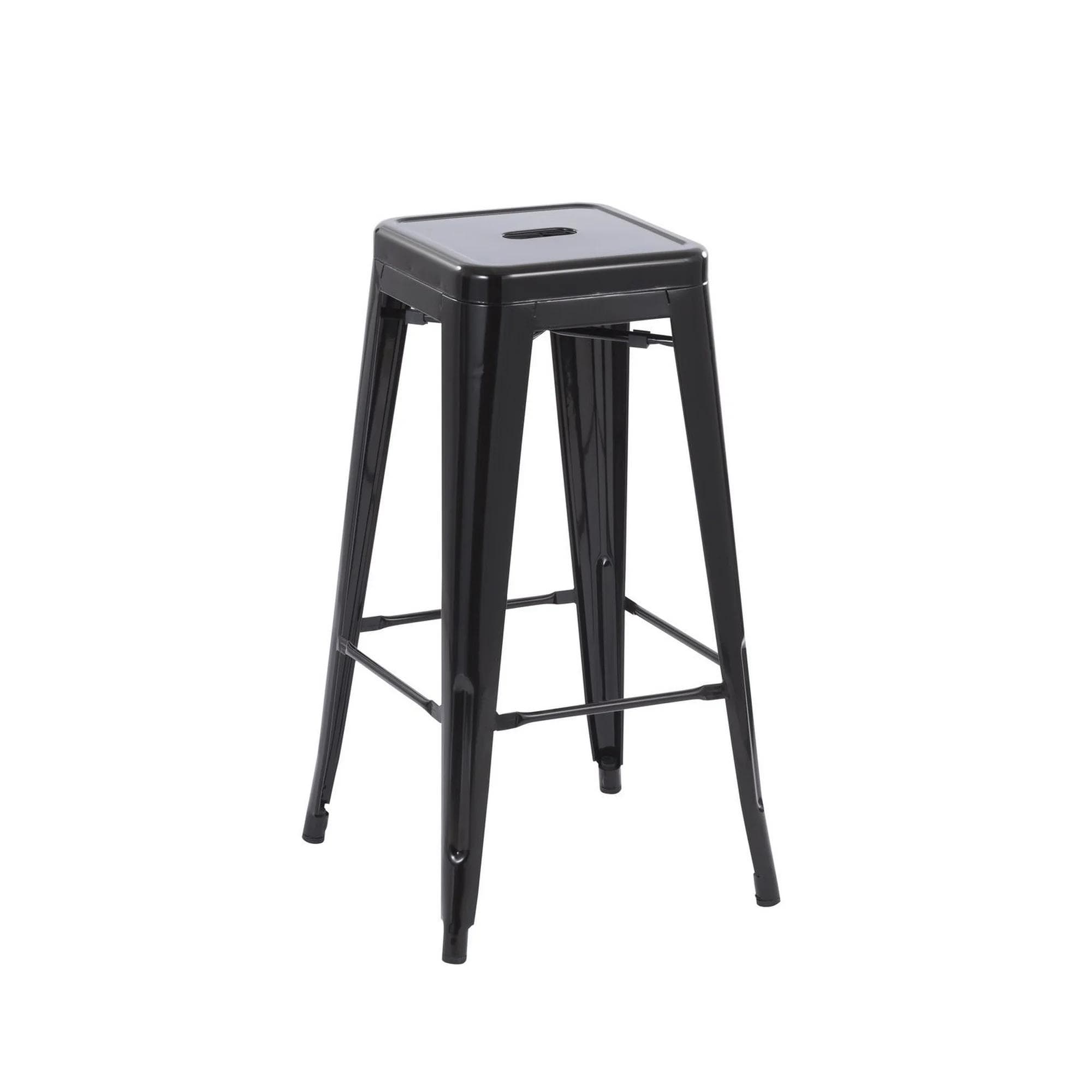Metal Bar Stool - Black