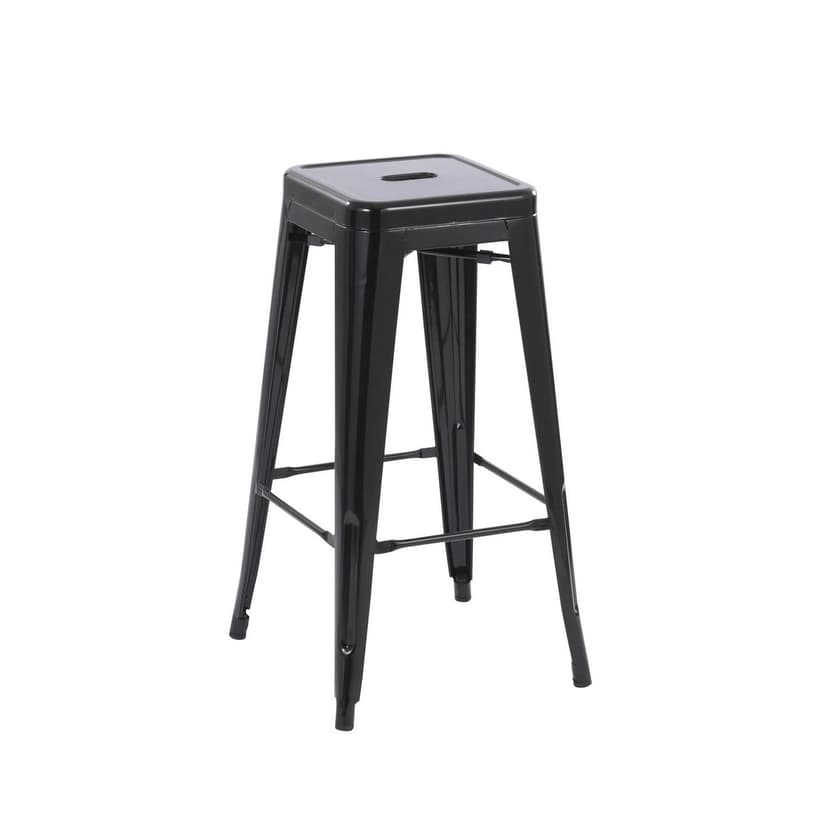 Metal Bar Stool - Black