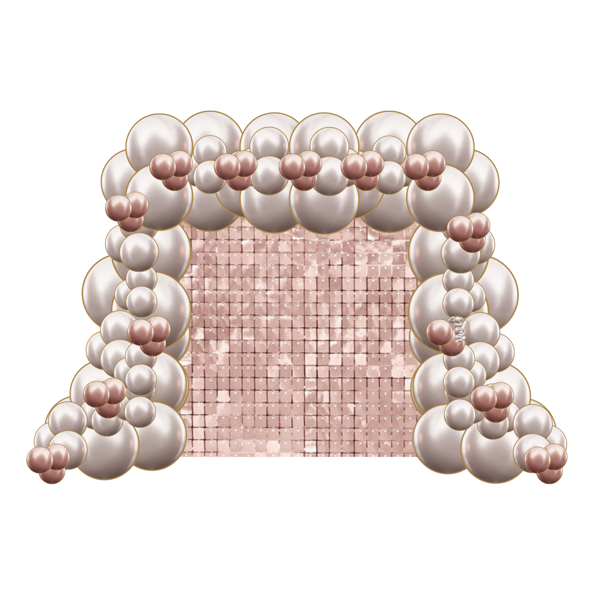 FULL GARLAND WITH SHIMMER WALL